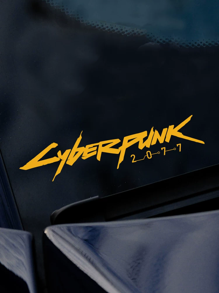 Креативная гоночная игра Bobo Punk Киберпанк2077 автомобильный наклейка на кузов свет брови модифицированная наклейка на авто