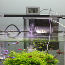 Fish tank electronic thermometer aquarium digital display water thermometer aquatic plant tank ultra-white fish tank aquarium thermometer high precision