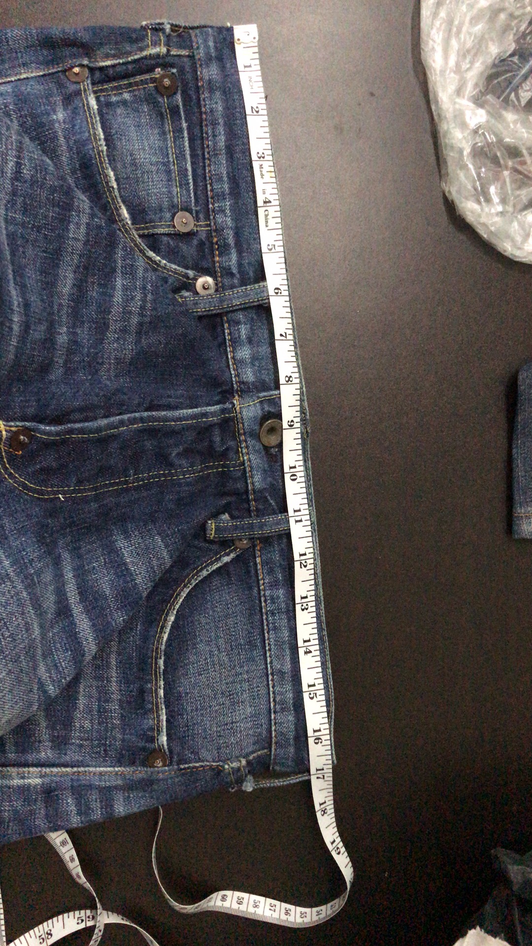 Dress up shop Jeans waistband changed to smaller and larger waist size