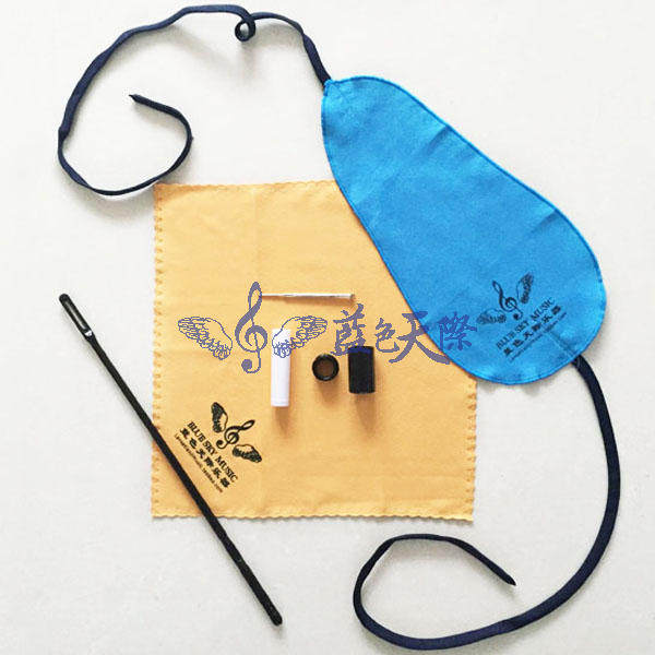 Flute cleaning cloth set flute cleaning stick lubricating oil flute maintenance set probe bar screwdriver
