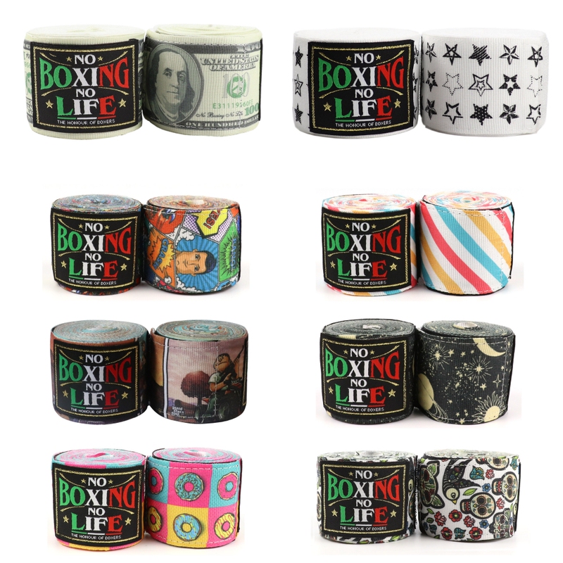 Noboxingnolife Brand Boxing Hand Wraps, Dollar Bill Design, Fighting and Combat Bandages