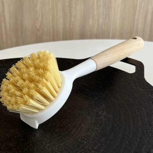 Предмет для протирания кухонной кастрюли, щетка для мытья посуды, бытовая кухонная щетка с длинной ручкой, антипригарное масло, подвесного типа с лопаточной головкой.