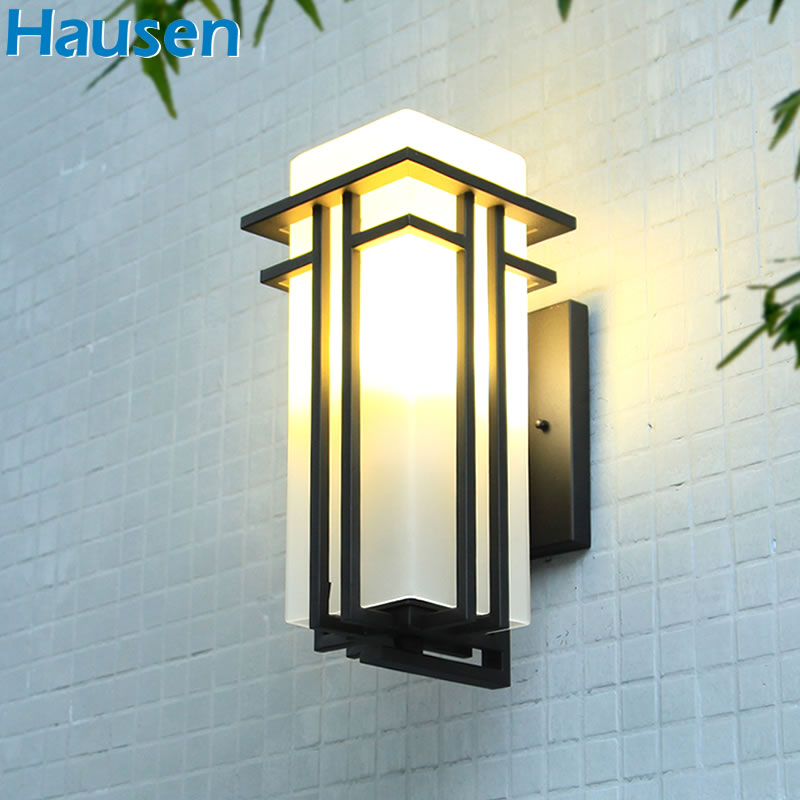 Outdoor Wall Lamp Modern Brief Chinese Style Outdoor Wall Lamp Waterproof Outdoor Lamp Yang Desk Lamp Garden Light Hallway Walk Road Light