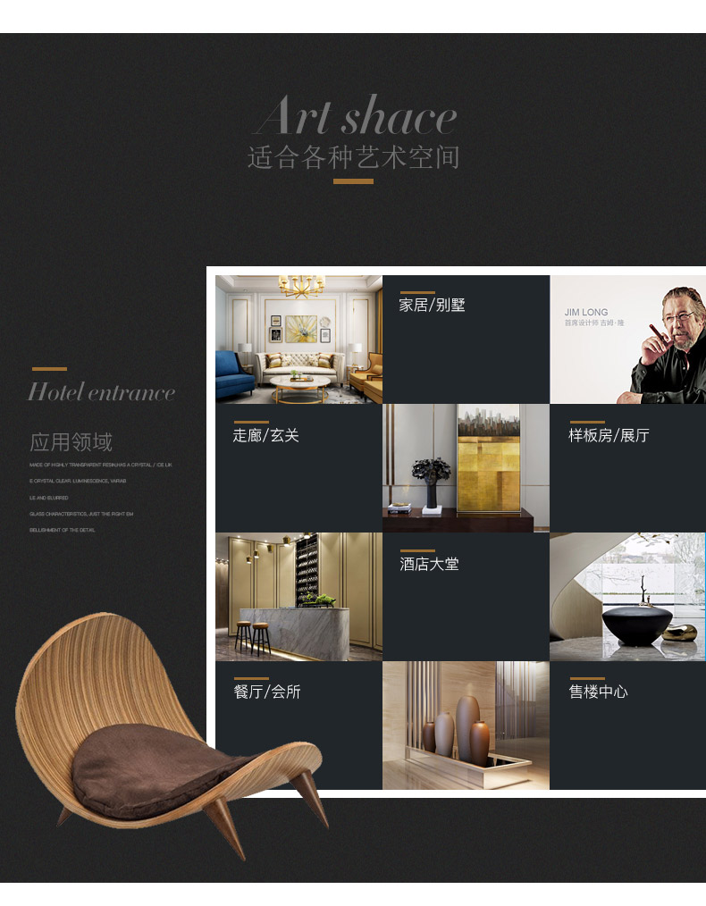 Modern new Chinese ceramic art BeiZi tank furnishing articles soft outfit decoration example room club hotel living room decoration
