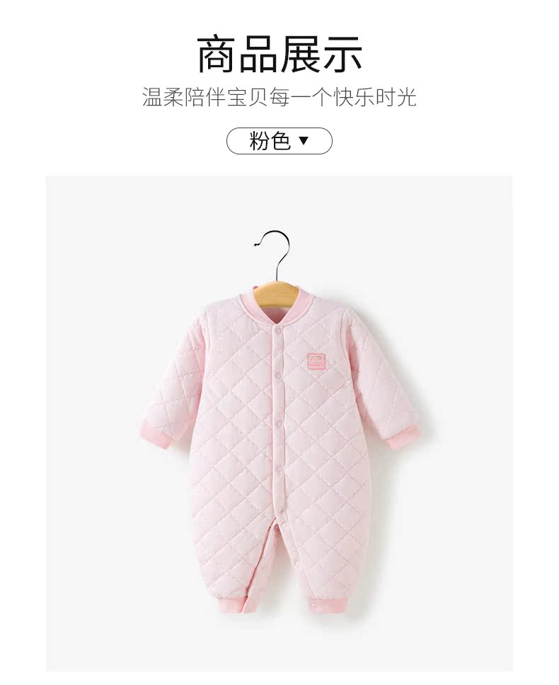 Quần áo trẻ em mùa thu và mùa đông những chiếc áo khoác cotton 0-1 tuổi nam và nữ quần áo trẻ em mùa đông quần áo romper dày quần áo quần áo trẻ em 10 tuổi
