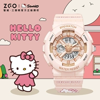 Hello kitty, водонепроницаемые высококачественные цифровые часы, женский стиль