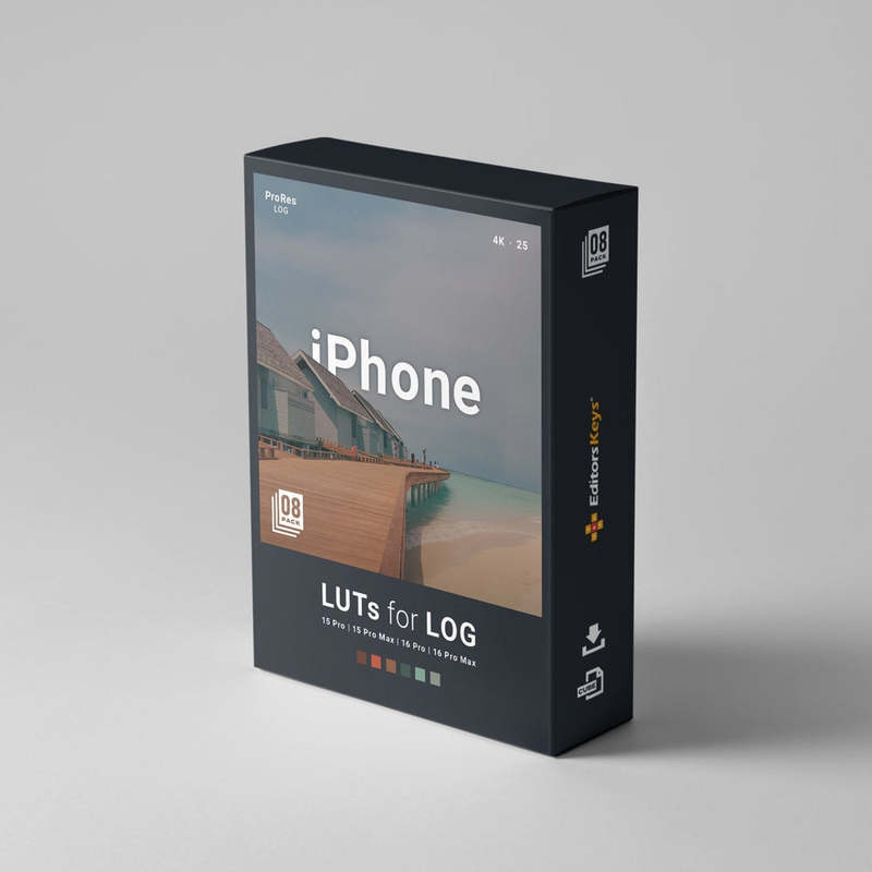 iPhone 15/16/17/Pro/Max Lut Bag, Supports Apple Log, 8 Types of Film Aesthetics