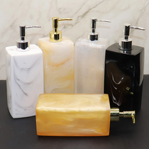 Hotel beauty salon high-grade hand sanitizer bottle Large capacity shampoo shower gel empty bottle Sub-bottle pressing lotion bottle