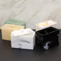 European toothpick box Cotton swab box Storage box Creative toothpick tube Living room household high-grade storage finishing bath salt tank