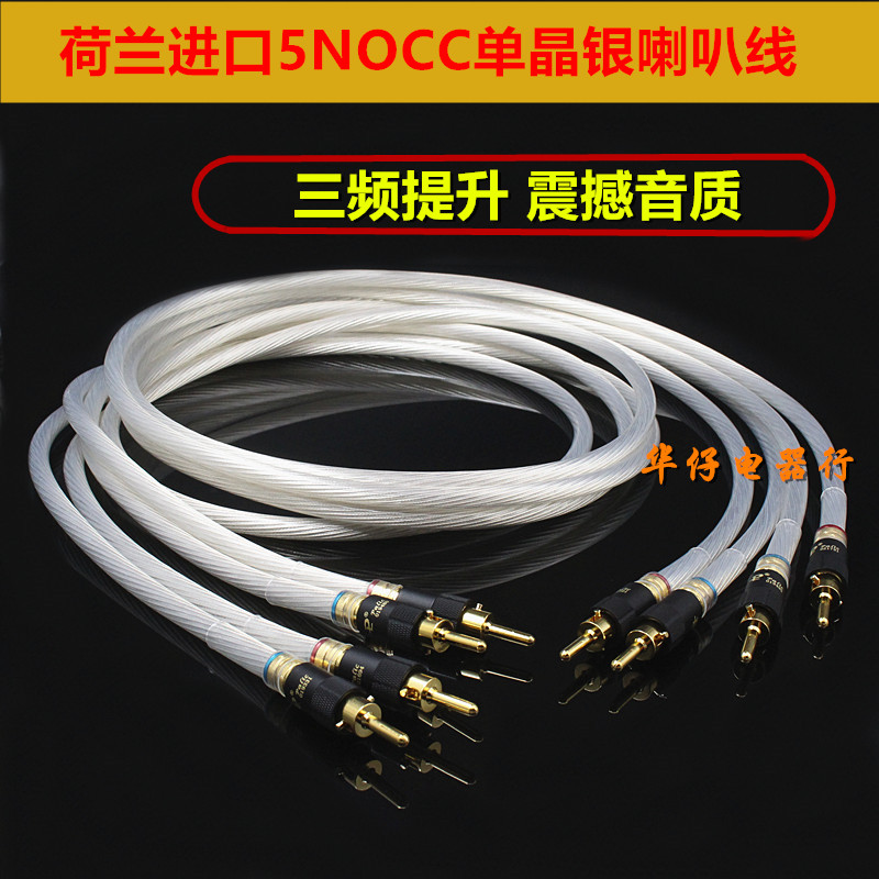 New Products Holland Imports 5NOCC Single Crystal Silver Fever Horn Hifi Main Sound Power Amplifier Connection