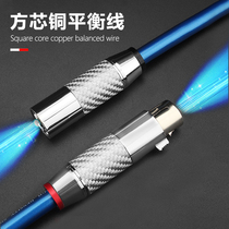 Xangsane fever grade HIFI square core copper XLR balance audio card farming line fever grade bile machine amplifier