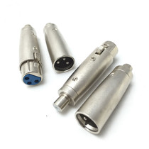 Lotus female head to Kanon female plug RCA to XLR plug balance conversion head RCA audio adapter terminal