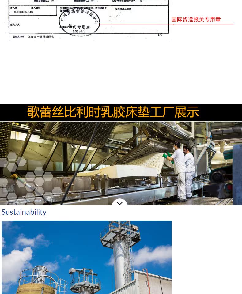 Nệm cao su ren (Gotolatex) sản xuất tại Bỉ Nhập khẩu nệm cao su mỏng pad di động - Nệm đệm nước