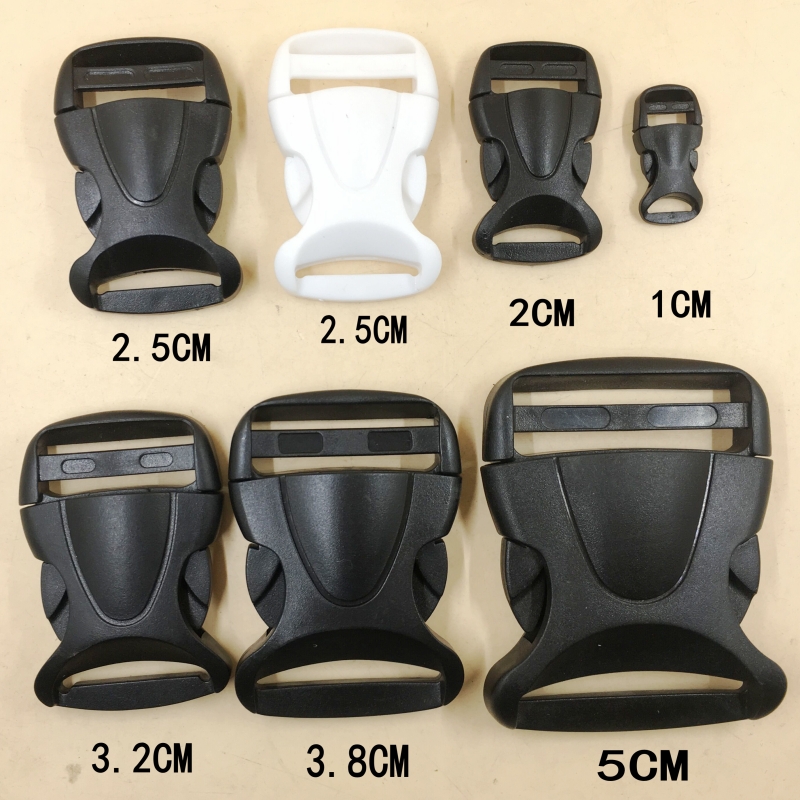 High quality 1-5cm plastic buckle buckle luggage accessories schoolbag buckle accessories mother buckle safety buckle factory direct sales
