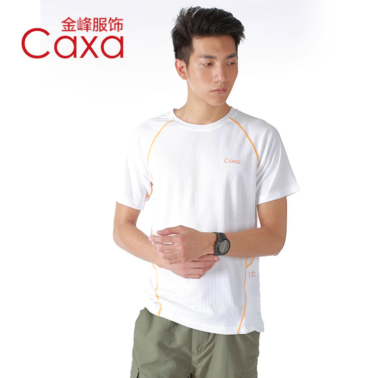 CAXA outdoor sports quick-drying T-shirt men's short sleeve round neck quick-drying clothes riding clothes running shirt casual T-shirt sweat