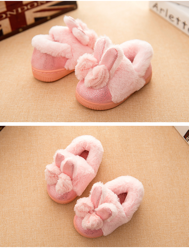Chaussons enfants en autre pour hiver - semelle caoutchouc antidérapant - Ref 1036032 Image 15