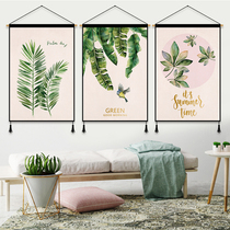 Modern Simplicity Joins Green Planting Cloth Art Hanging Drawing Room Dining Room Restaurant Decoration Painting Background Wall Hanging Cloth Fresco Genguan Tapestry