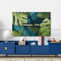 New LCD TV cover dust cover cover cover towel hanging 55 inch 65 inch household cotton linen dust cover cloth