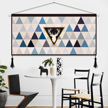 Nordic living room decorative painting sofa background wall modern simple living room murals hanging paintings landscape painting bedroom bedside painting