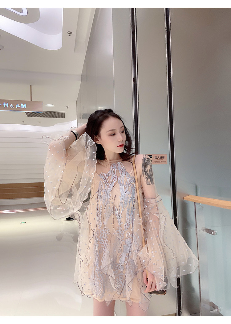 INS超火海边度假裙显瘦性感泰国巴厘岛沙滩裙超仙女裙连衣裙聚会详情19