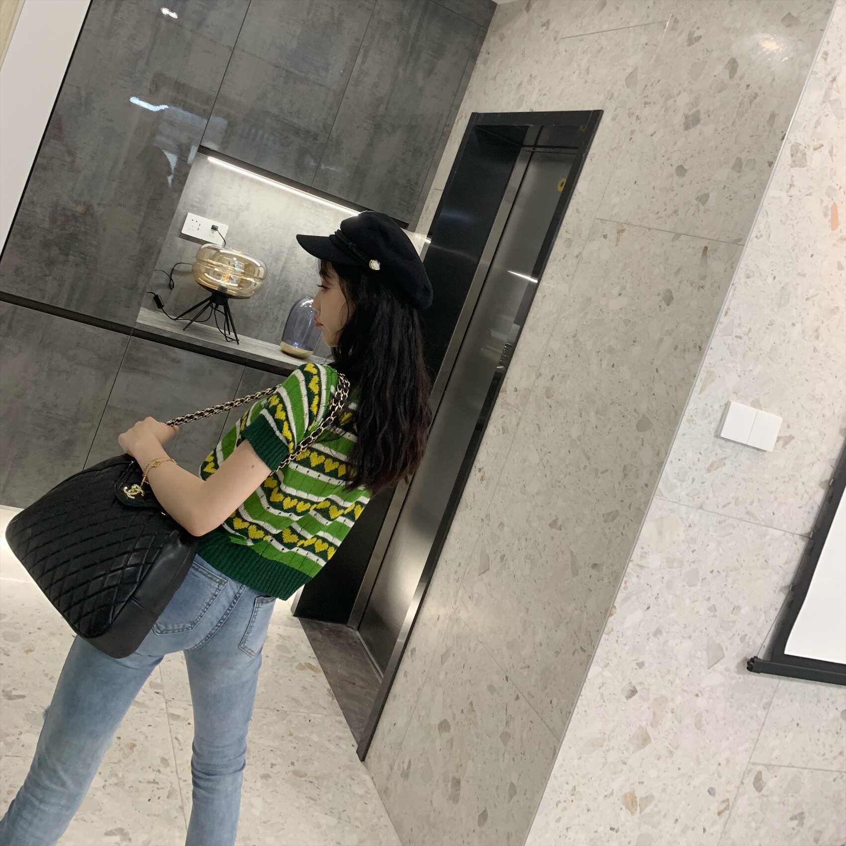 chic trendy slimming ripped jeans for women 2021 Spring and Autumn, Hyuna style 9-inch pants from Dongdaemun, South Korea pic 61