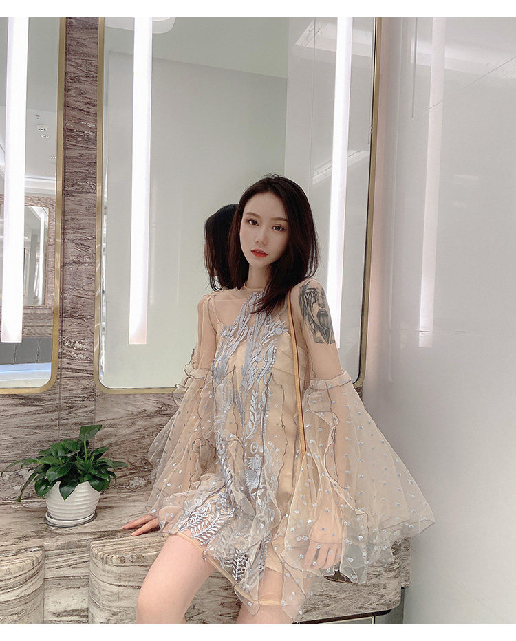 INS超火海边度假裙显瘦性感泰国巴厘岛沙滩裙超仙女裙连衣裙聚会详情15