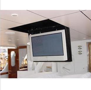 Reinforced liquid crystal TV electric flipper lifting hanger 32-70 inch TV suction top hide ceiling