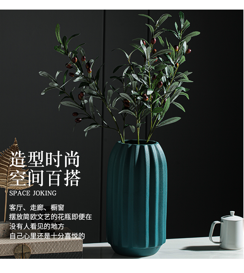 Rain tong I and contracted furnishing articles minimalist ceramic vase example room ceramic vase villa, ceramic vases, pottery and porcelain