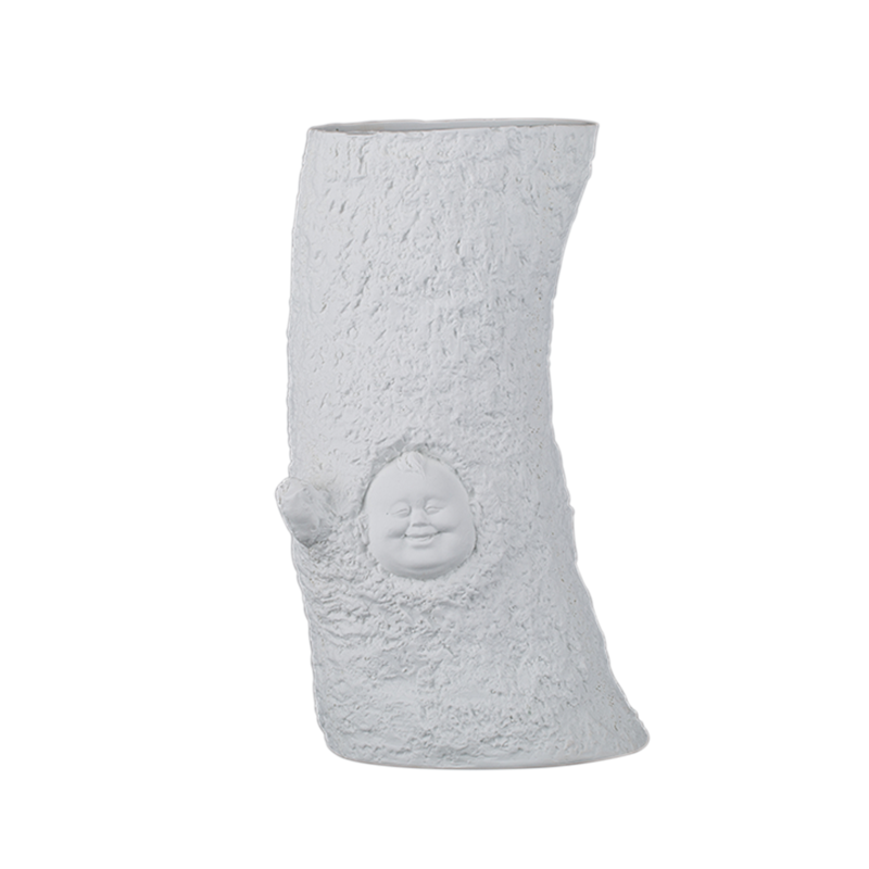 Contracted and I white mesa of creative art sitting room ceramic vase table dry flower adornment furnishing articles