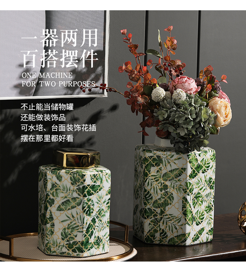 New Chinese style in modern light key-2 luxury zen TV ark, wrought iron ceramic art furnishing articles, the sitting room porch ark adornment