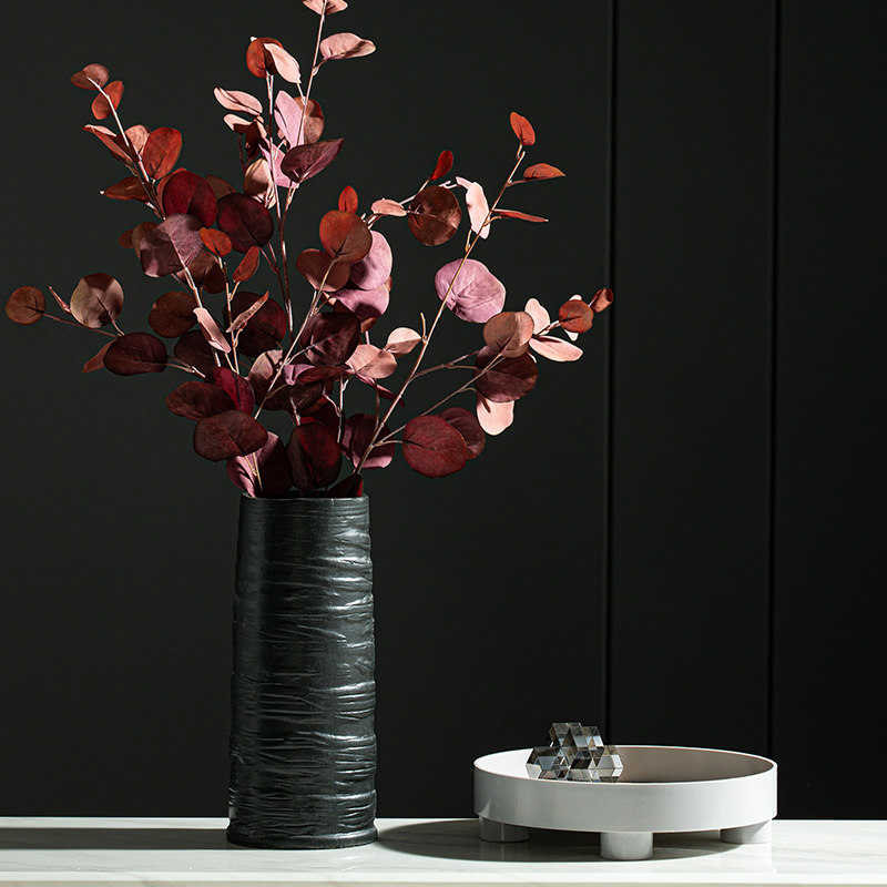 The rain tong modern Scandinavian minimalist ceramic vase example room sitting room porch hotel soft adornment of pottery and porcelain vase