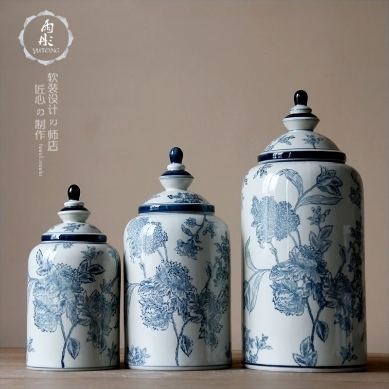 The rain tong home | new classic blue and white furnishing articles classic blue and white porcelain of jingdezhen ceramics sitting room porch decoration porcelain