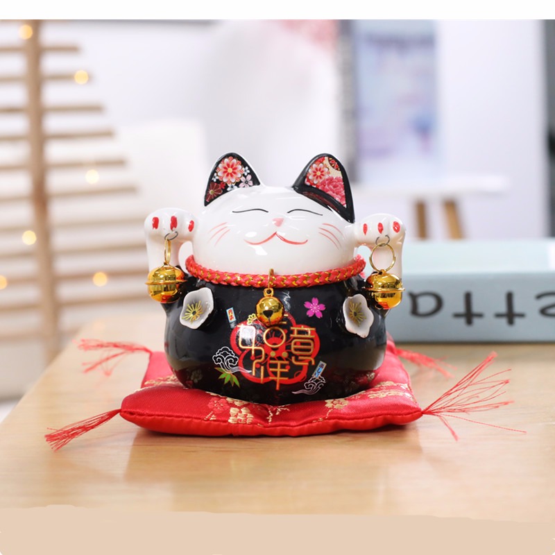 The Cat the opened ceramic saving ceramic Cat household act the role ofing is tasted furnishing articles ceramic ceramic Cat sitting room