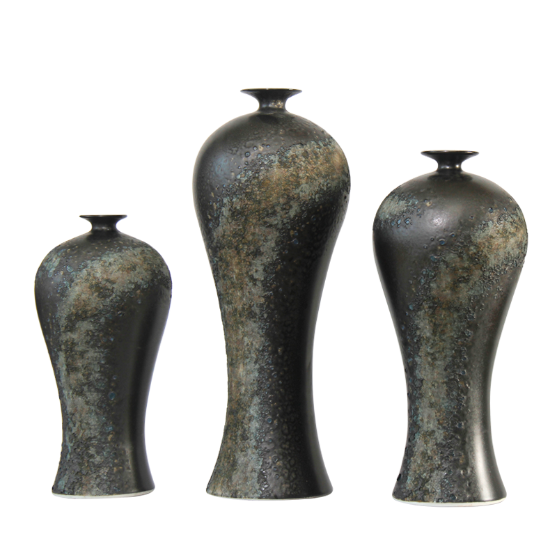 Chinese name plum bottle ceramic flower furnishing articles creative home sitting room adornment TV ark, housewarming gift decoration process