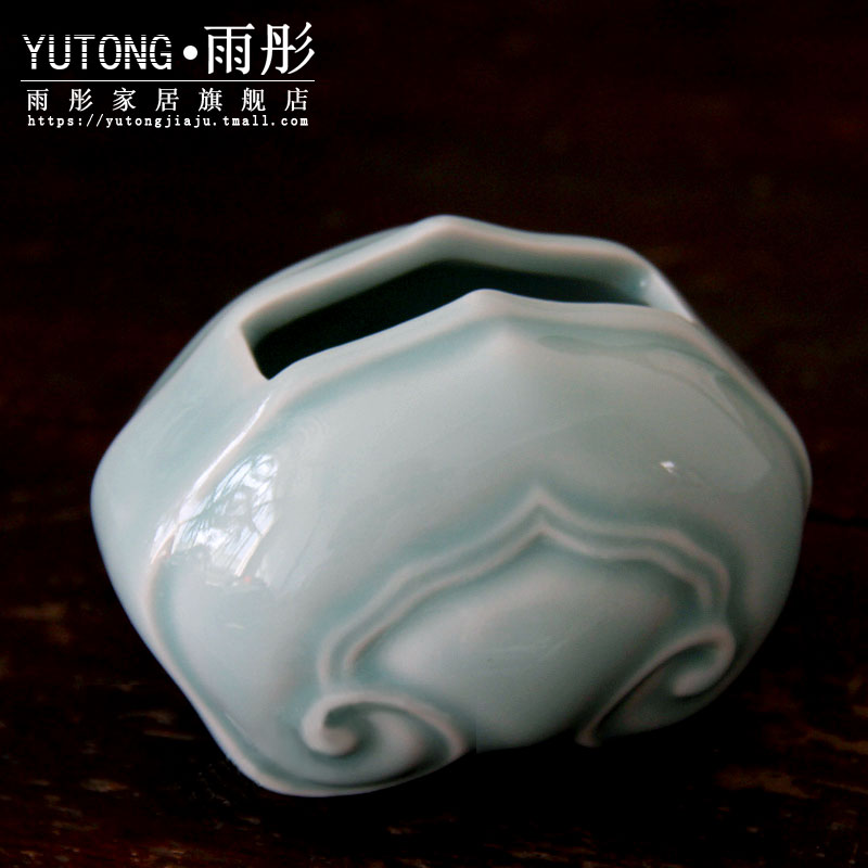 Becomes Tang Chaoying celadon cardcase card inserted jingdezhen ceramic crafts business card