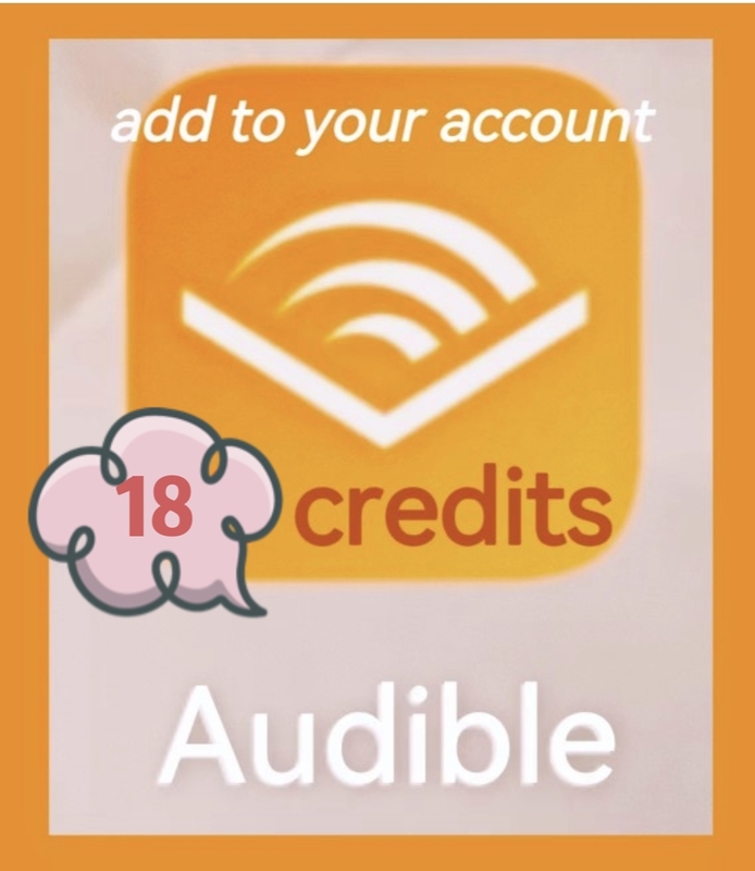 18 Credit Genuine Official Accounts from Audible.Com Us Region for Audiobooks