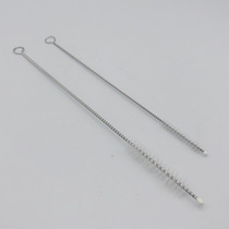 Straw brush stainless steel brush milk straw brush catheter brush water cup baby nylon test tube brush set of 2 brushes