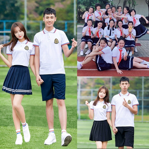Форма, комплект для школьников, летняя спортивная юбка