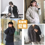 Бархатный пуховик с капюшоном, короткая куртка, коллекция 2021, утиный пух, увеличенная толщина