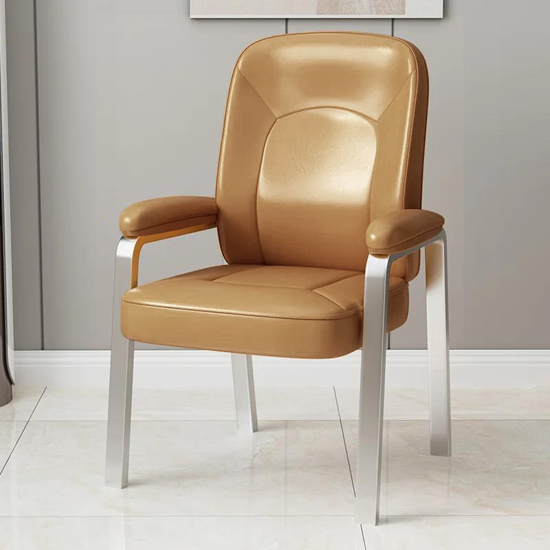 Light brown and yellow sponge style [durable technical leather? Sedentary waist protection]