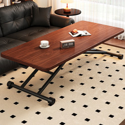 Movable Lifting Table Living Room For Home Foldable Coffee Table Dining Table Dual-use Small Apartment Dining Table Simple Rectangular Table