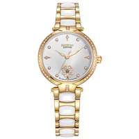 Золотая белая лапша белая керамика ремень