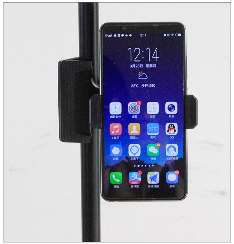 Clip điện thoại di động lớn IPAD phẳng clip phổ quát đa chức năng máy tính để bàn điện thoại di động kệ khung cố định clip cố định - Phụ kiện điện thoại di động giá để điện thoại xe máy