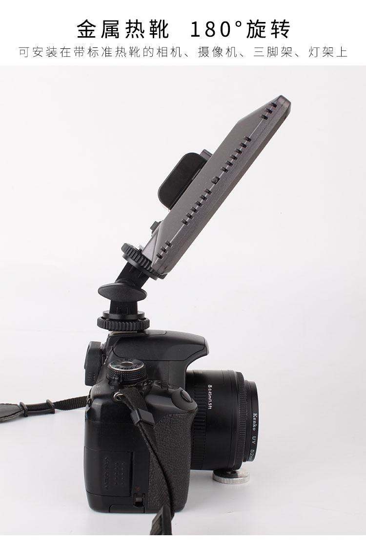 Nam vương LED lấp đầy ánh sáng cầm tay nhỏ nhiếp ảnh đèn đám cưới máy ảnh Camera DSLR ánh sáng cầm tay ánh sáng quay video cầm tay ngoài trời chụp tin tức trong nhà chân dung ánh sáng ấm áp ánh sáng mềm - Phụ kiện máy ảnh DSLR / đơn chân máy ảnh benro t880ex