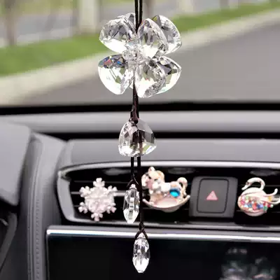 Car pendant goddess crystal high-end interior pendant exquisite cute smart hat home wired phone built-in spicy