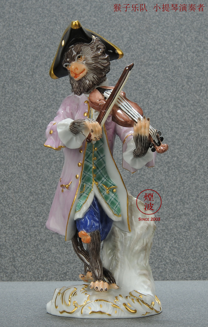 German mason mason meisen porcelain the baroque classical porcelain collection plastic monkeys