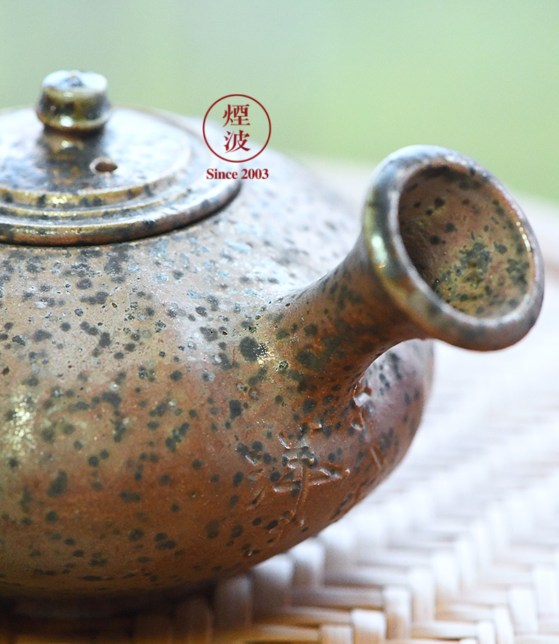 Those Japanese, slippery burn small western flat horizontal hand lasts a checking ceramic POTS teapot 30-9