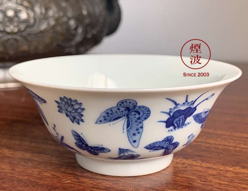 Those hidden up porcelain jingdezhen sleep mountain dream butterfly sample tea cup bowl cups