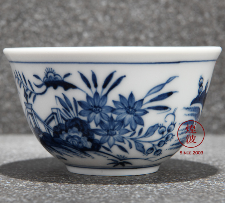 German mason mason meisen porcelain blue onion series Oriental character Chinese teacups sample tea cup