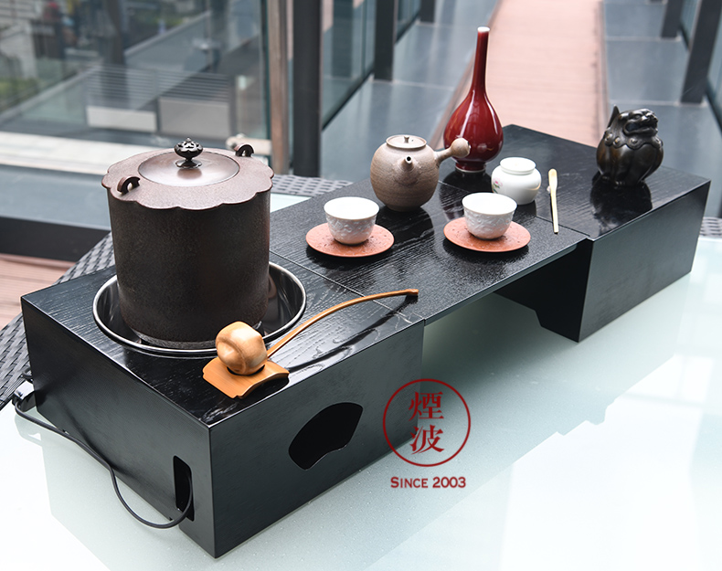 YMK Japanese tea with iron pot of wind electric furnace type electrical charcoal far infrared electrical carbon furnace TaoLu tea table